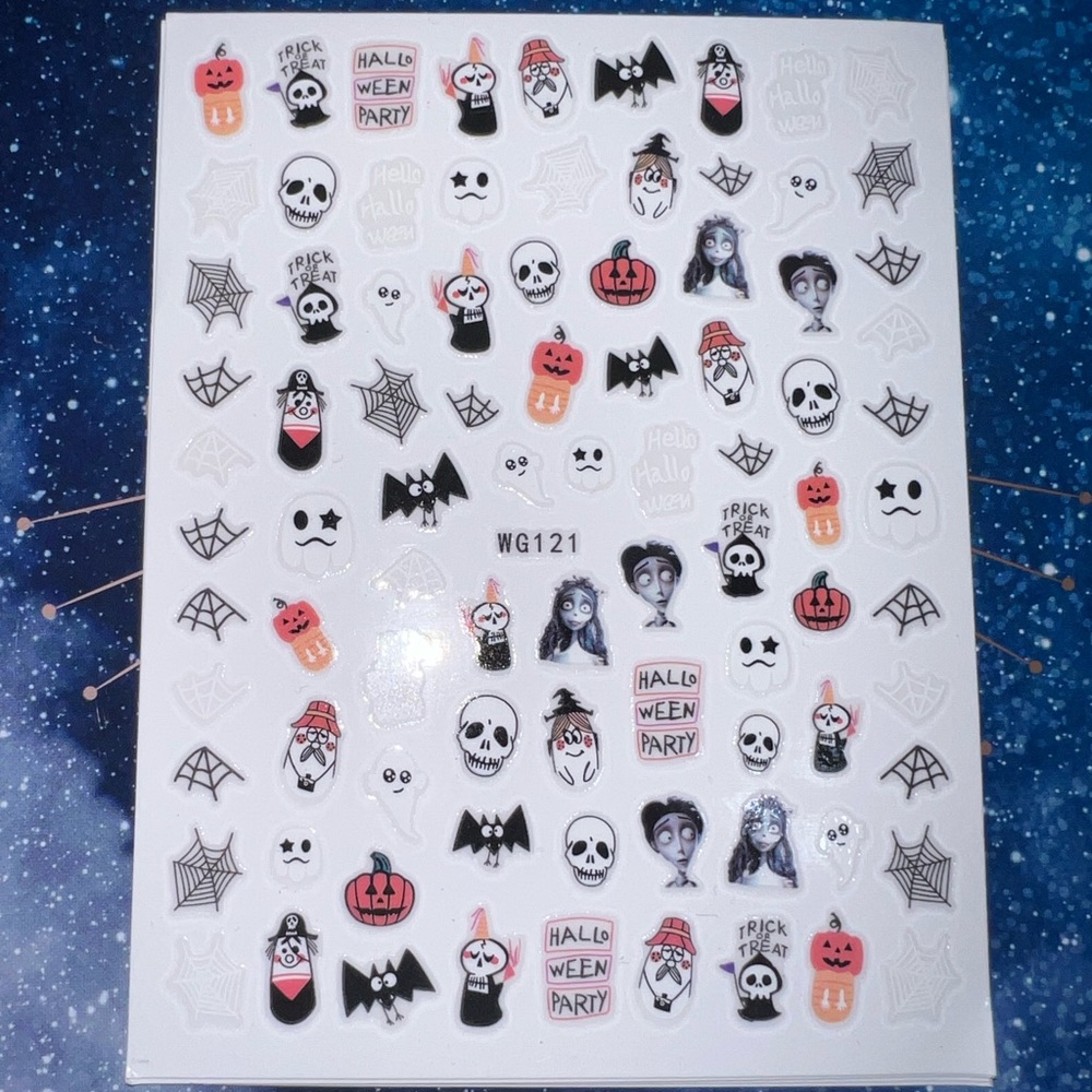 $.50 HALLOWEEN NAIL STICKER SHEET. NEW. $.50 WITH ANY ORDER OF $10 OR MORE - Picture 11 of 16